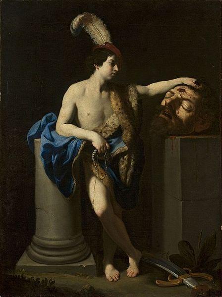 Guido Reni David with the Head of Goliath. oil painting picture